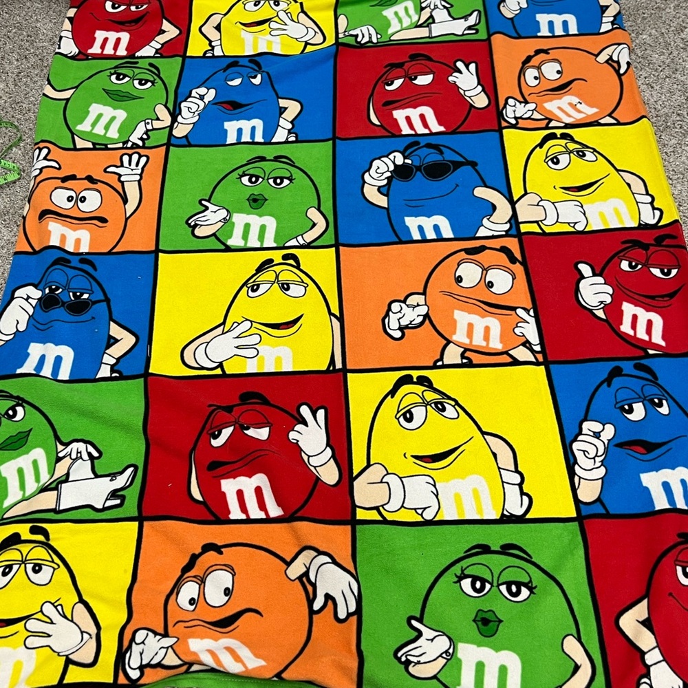 M & M’s Colorful Blanket